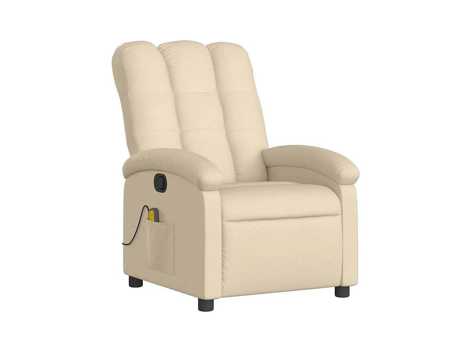 Sillón de salón | Silla | Sillón de masaje reclinable de tela crema SHL9423