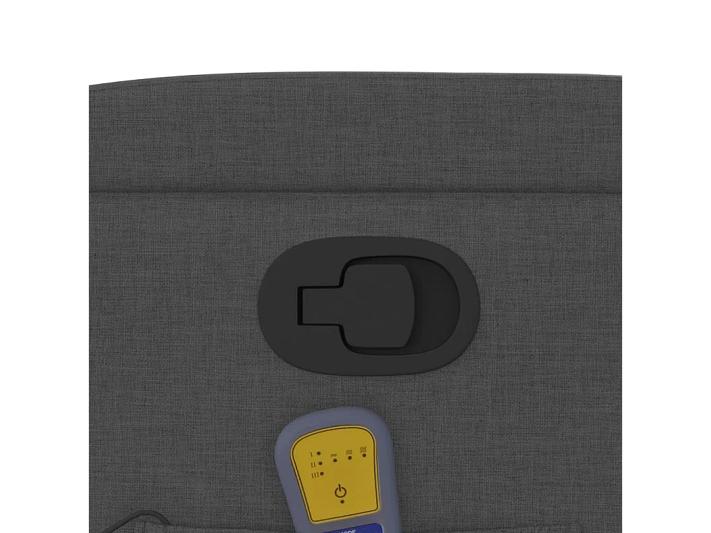 Fauteuil inclinable-Chaise de relax-Fauteuil de Massage gris foncé tissu SHL2580