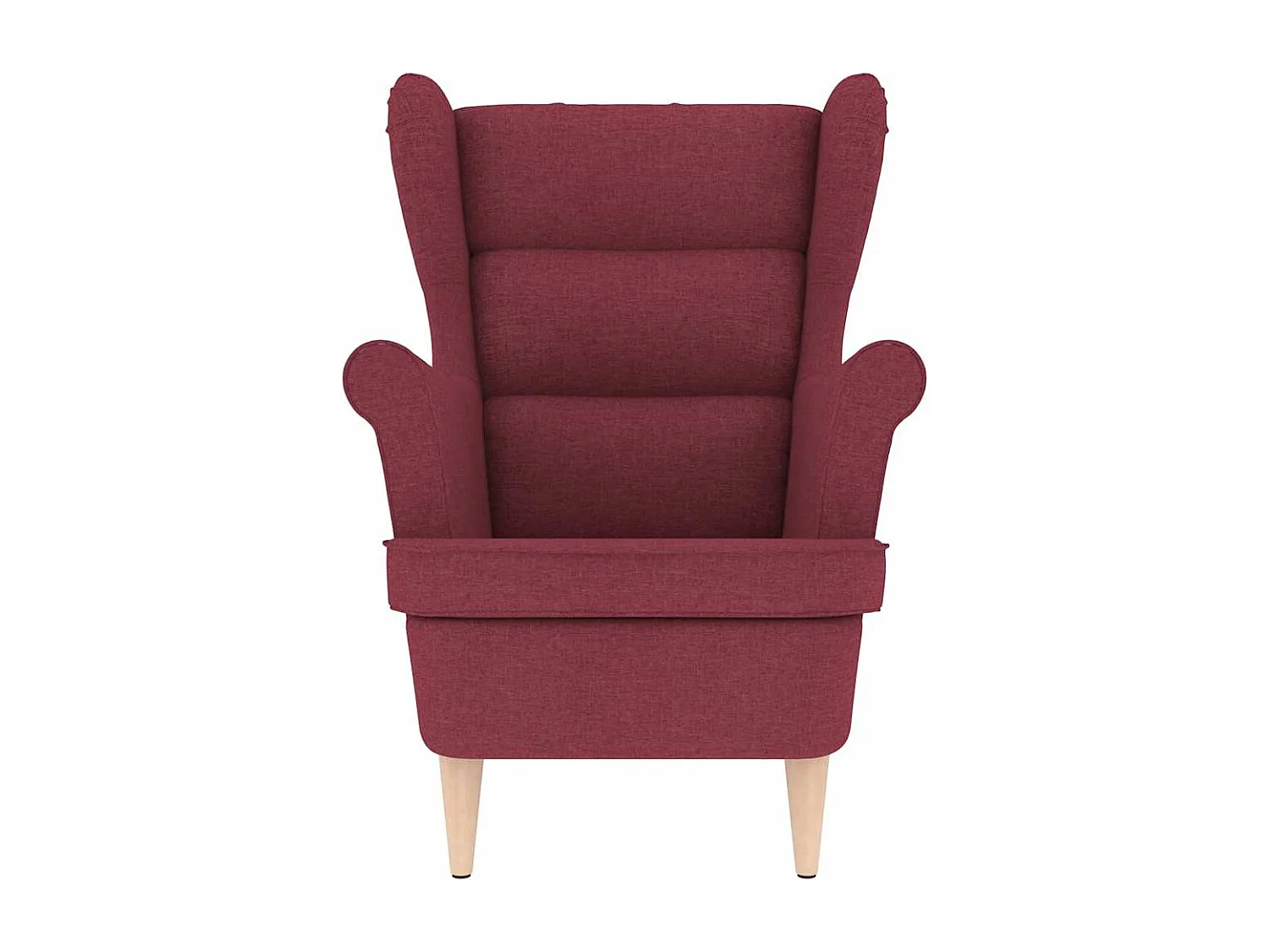 Poltrona | Cadeira Relax com apoio de braços 74x84x100 cm tecido vermelho tinto SHL10114