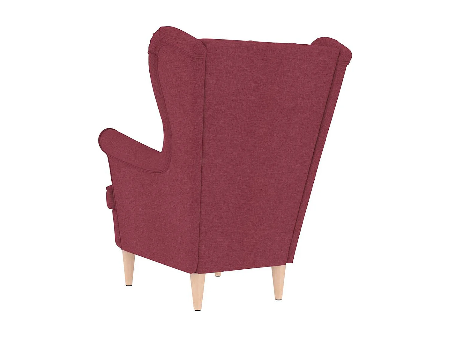 Poltrona | Cadeira Relax com apoio de braços 74x84x100 cm tecido vermelho tinto SHL10114