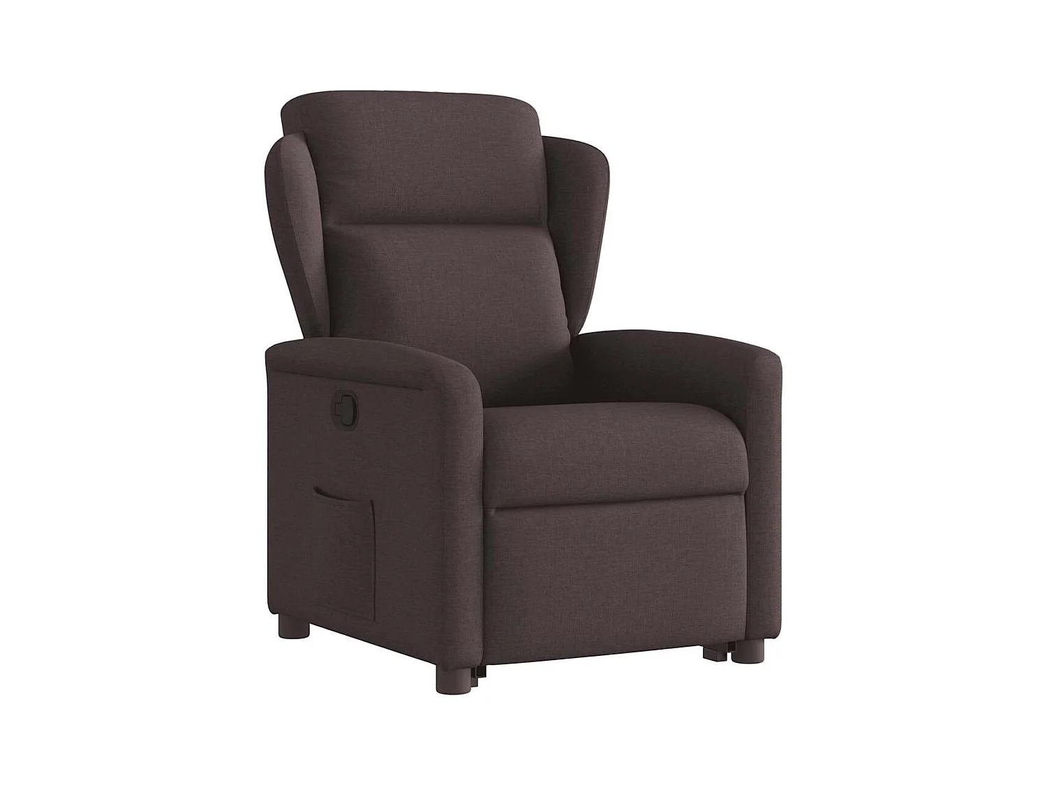 Sillón de relax | Silla | Sillón reclinable elevable tela marrón oscuro SHL9518