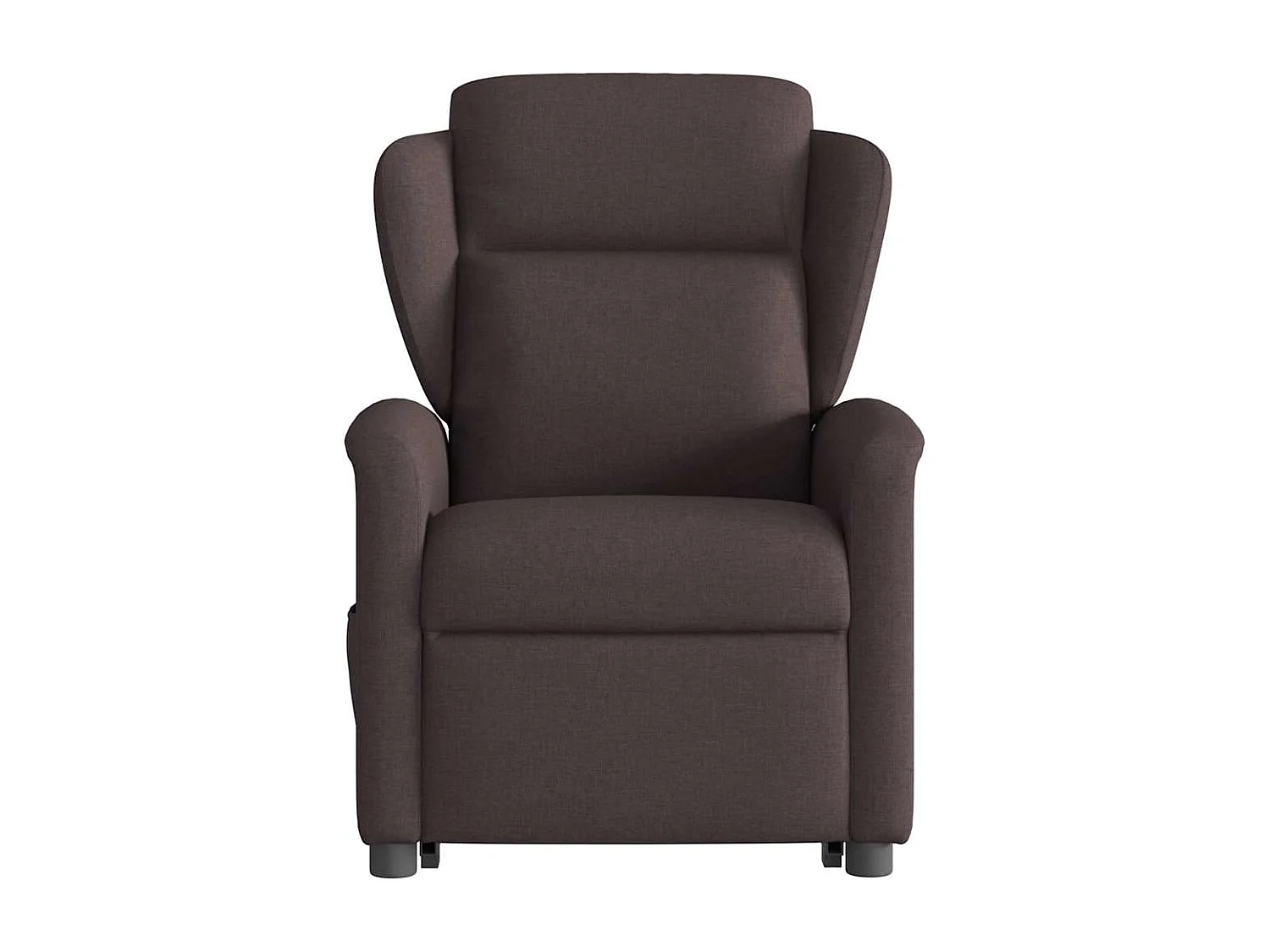 Fauteuil inclinable-Chaise de relax-Fauteuil TV marron foncé tissu SHL4413