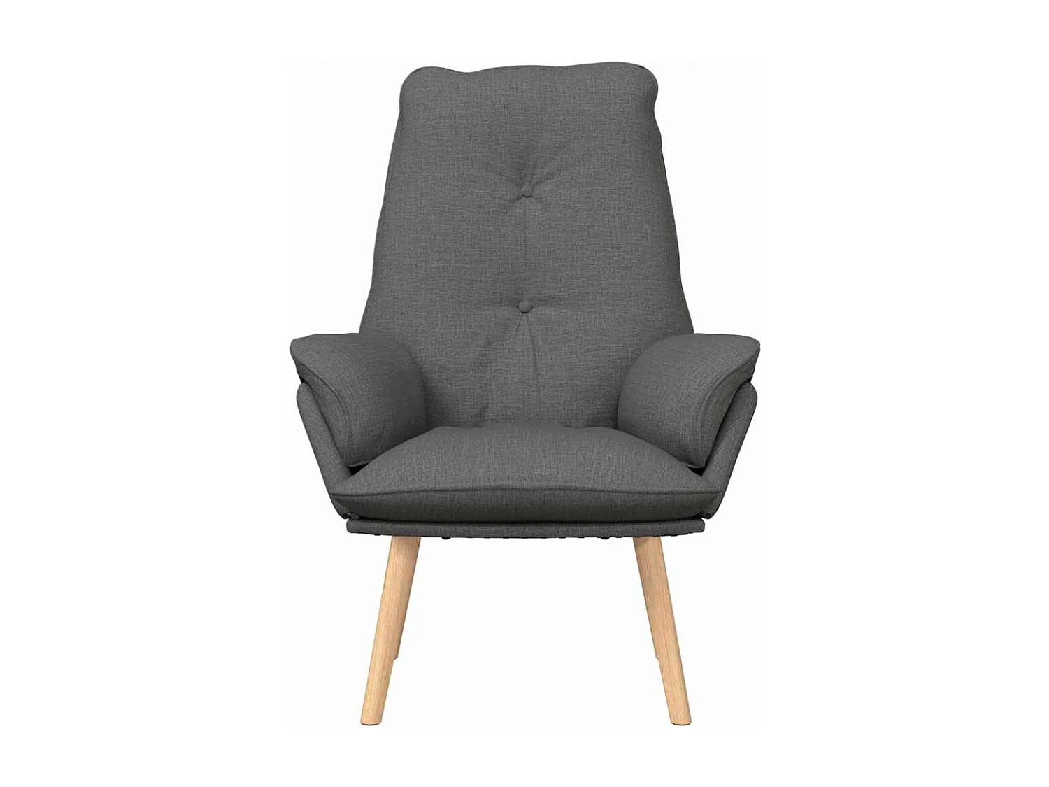 Sillón de relax | Silla Relax | Sillón de salón Gris oscuro 69x74x93 cm tela SHL7163