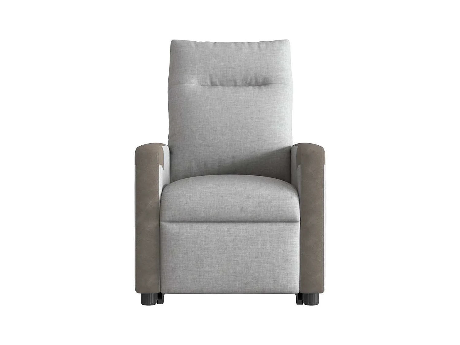 Fauteuil inclinable-Chaise de relax-Fauteuil TV gris nuage tissu SHL3705