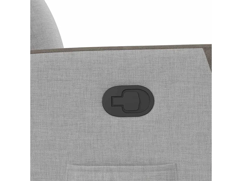 Fauteuil inclinable-Chaise de relax-Fauteuil TV gris nuage tissu SHL3705