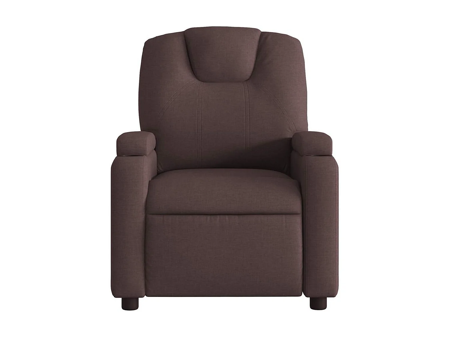 Relaxsessel | Lounge Sessel für Wohnzimmer Dunkelbraun Stoff SHL96246