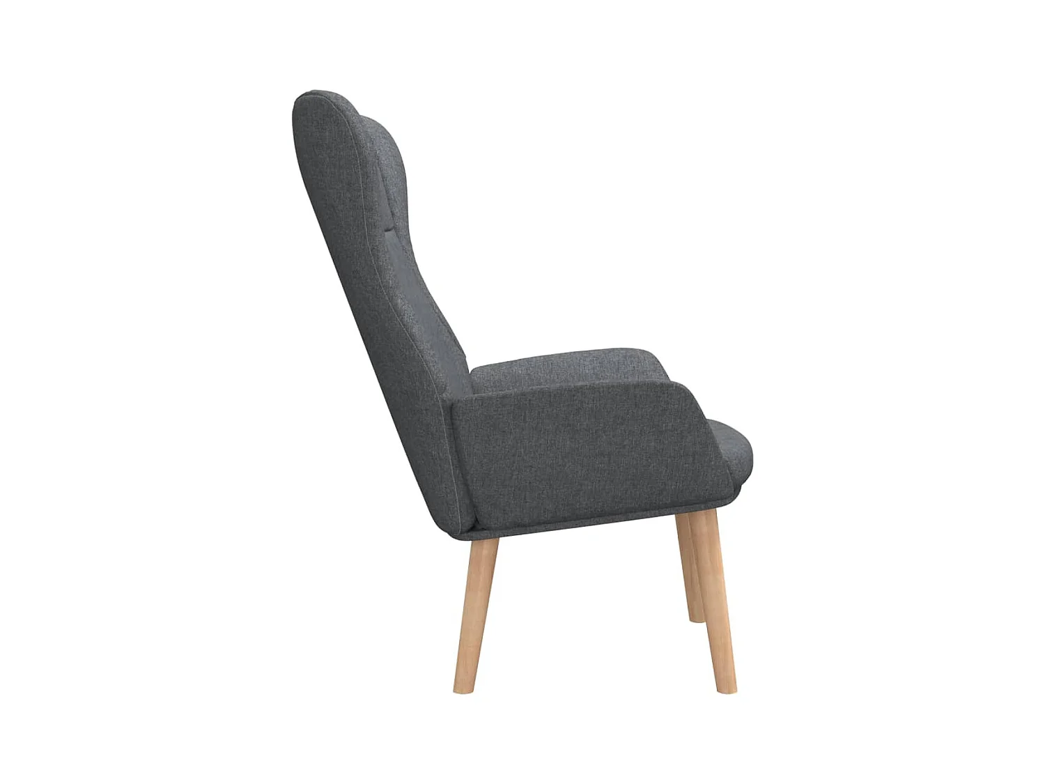Sillón de relax | Silla de relax de tela gris oscuro SHL9026