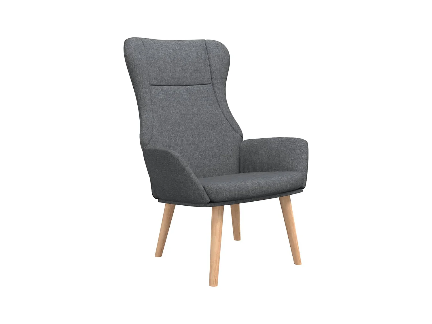 Chaise de relaxation-Fauteuil de Salon Gris foncé Tissu SHL3827