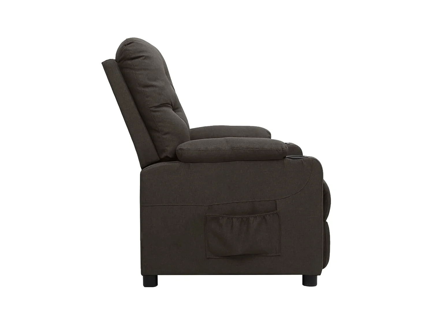 Silla de relax | Sillón elevable tela gris taupe SHL3814