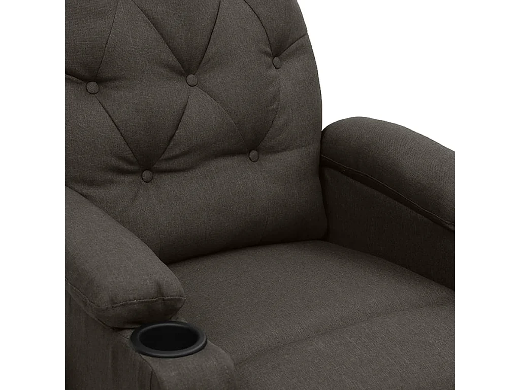 Silla de relax | Sillón elevable tela gris taupe SHL3814