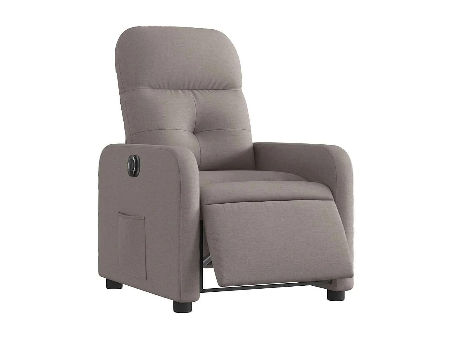 Fauteuil inclinable électrique-Chaise de relax-Fauteuil salon Taupe Tissu SHL3107