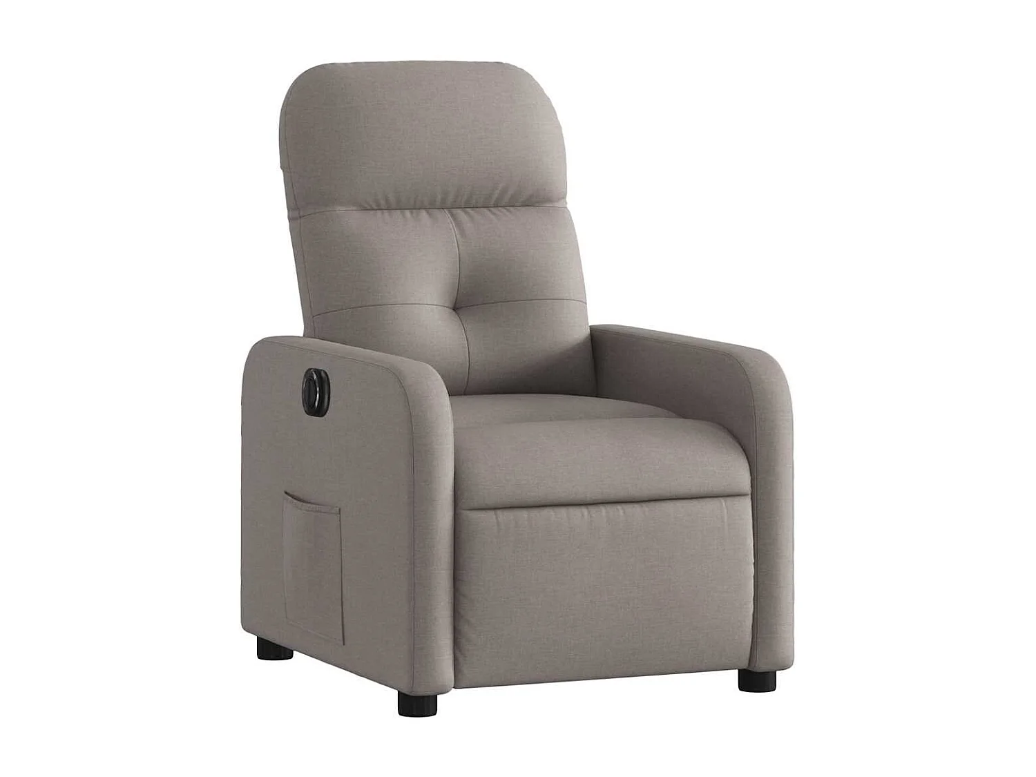 Fauteuil inclinable électrique-Chaise de relax-Fauteuil salon Taupe Tissu SHL3107