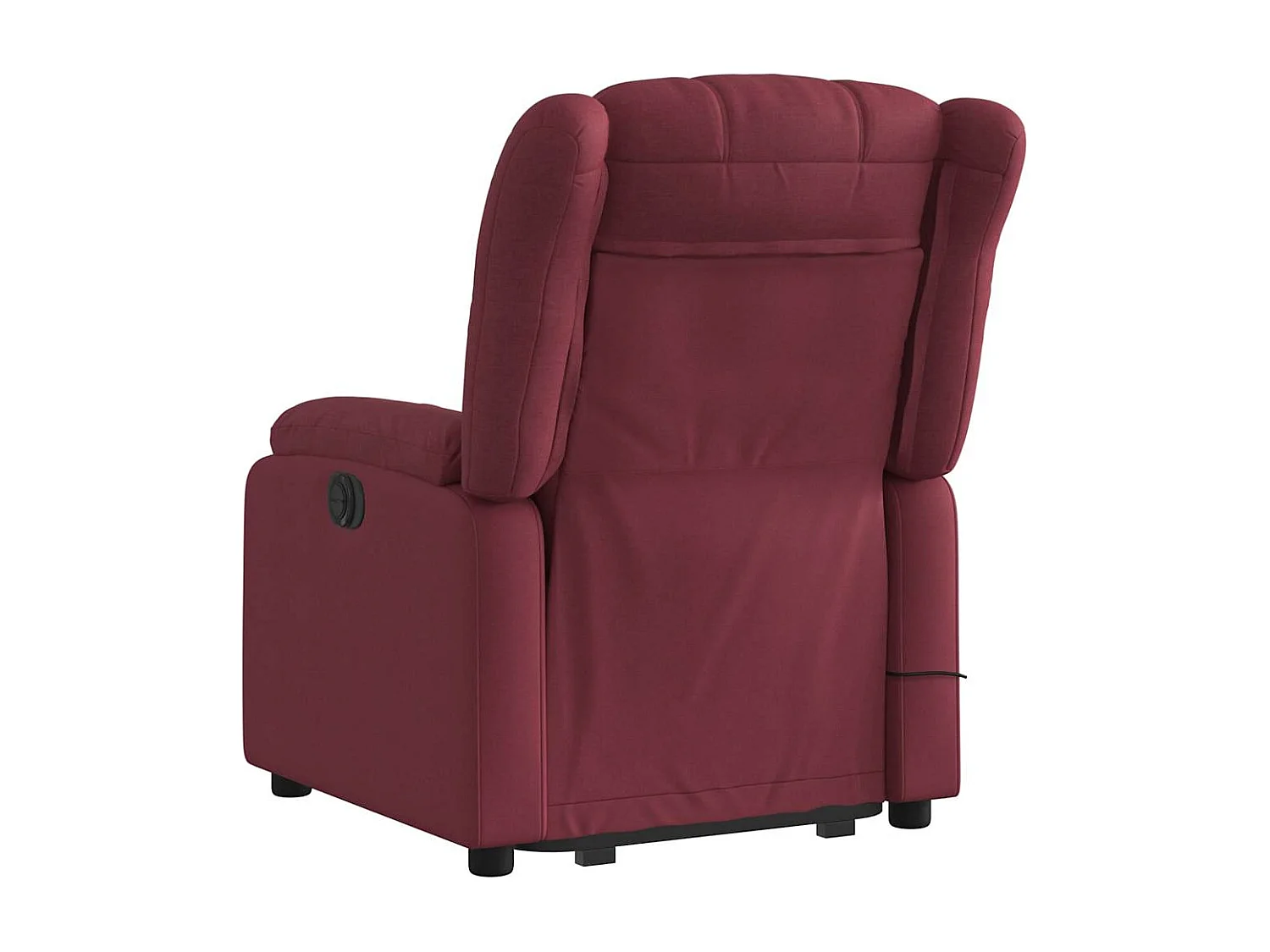 Fauteuil inclinable-Chaise de relax-Fauteuil de Massage Rouge bordeaux Tissu SHL3658