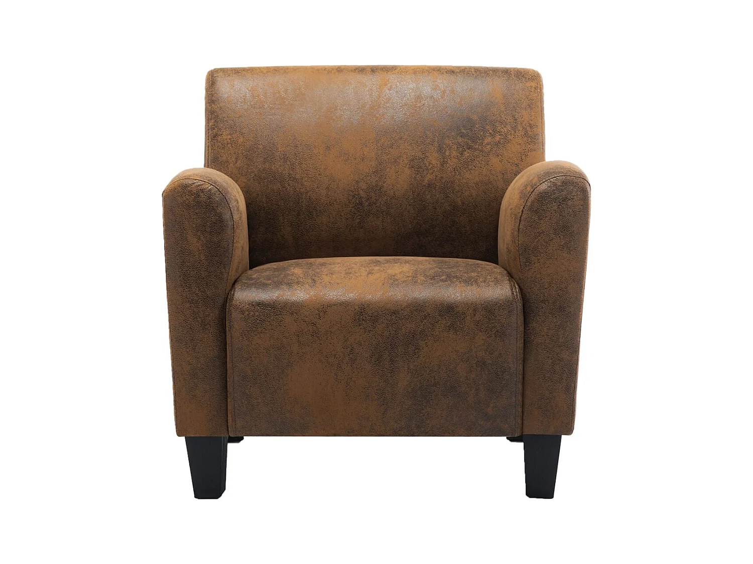 Sillón de relax | Sillón marrón 70x69x72 cm piel sintética SHL9698