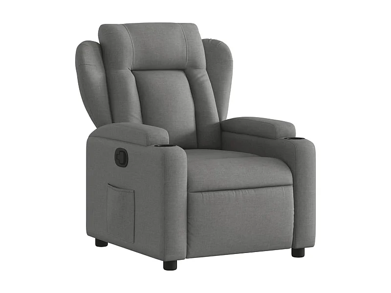 Sillón de relax | Silla | Sillón reclinable de tela gris oscuro SHL4454