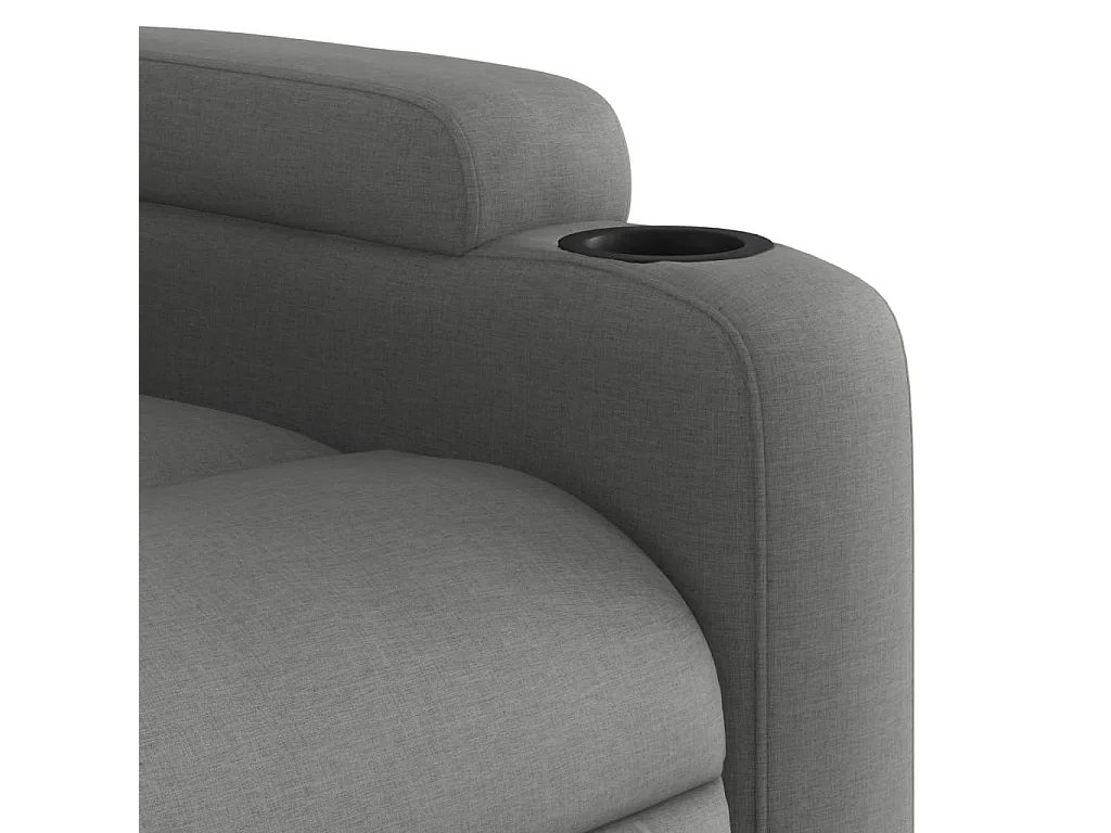 Sillón de relax | Silla | Sillón reclinable de tela gris oscuro SHL4454