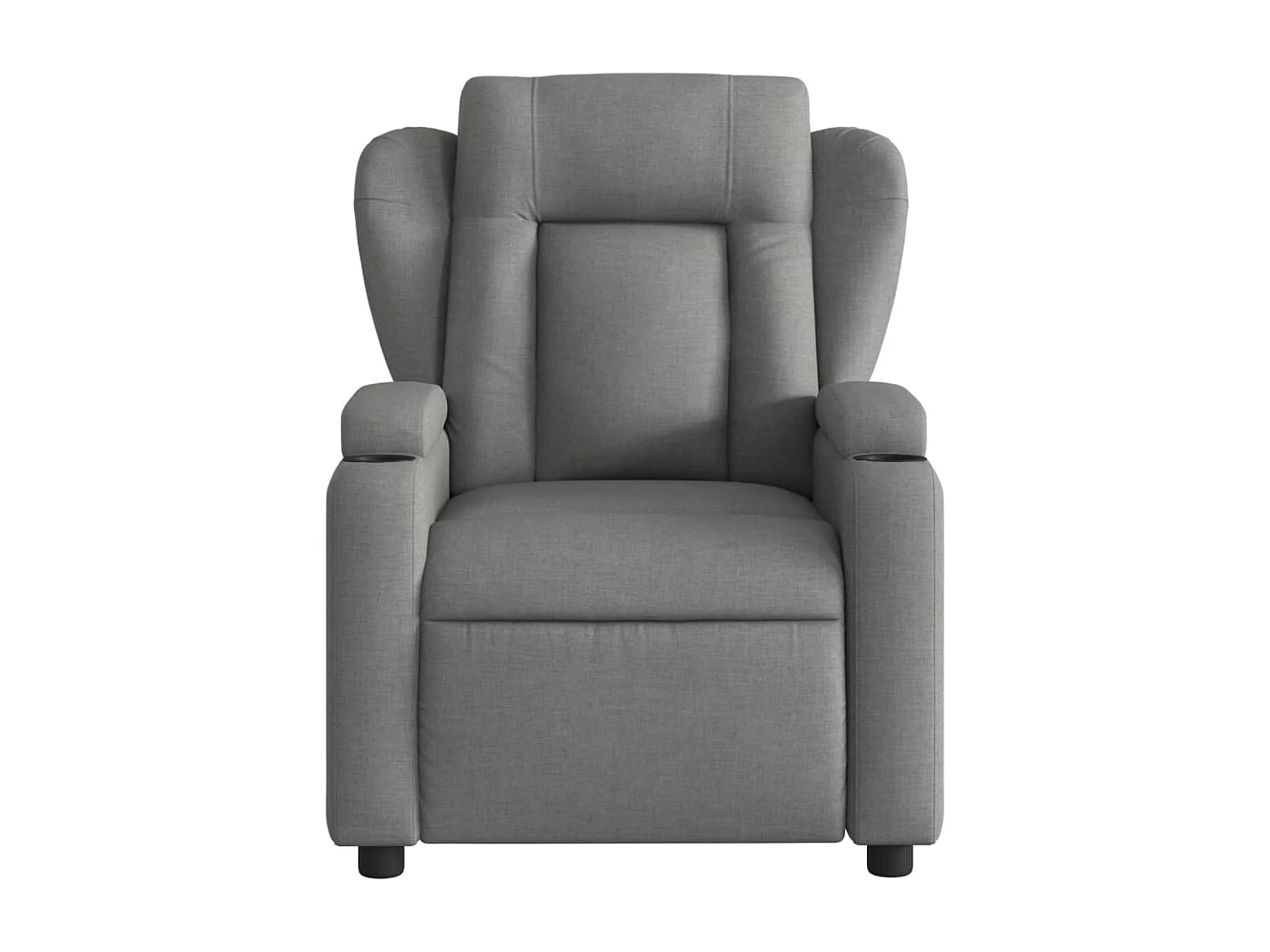 Relaxsessel | Lounge Sessel für Wohnzimmer Dunkelgrau Stoff SHL42194