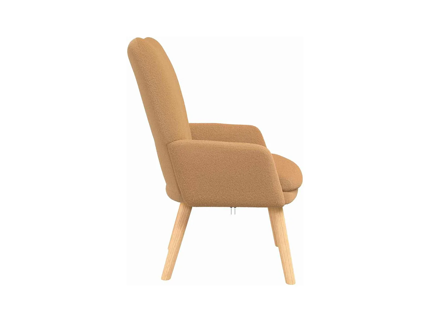 Sillón de relax | Silla Relax | Sillón de salón Beige 63x67x94 cm tela SHL8485