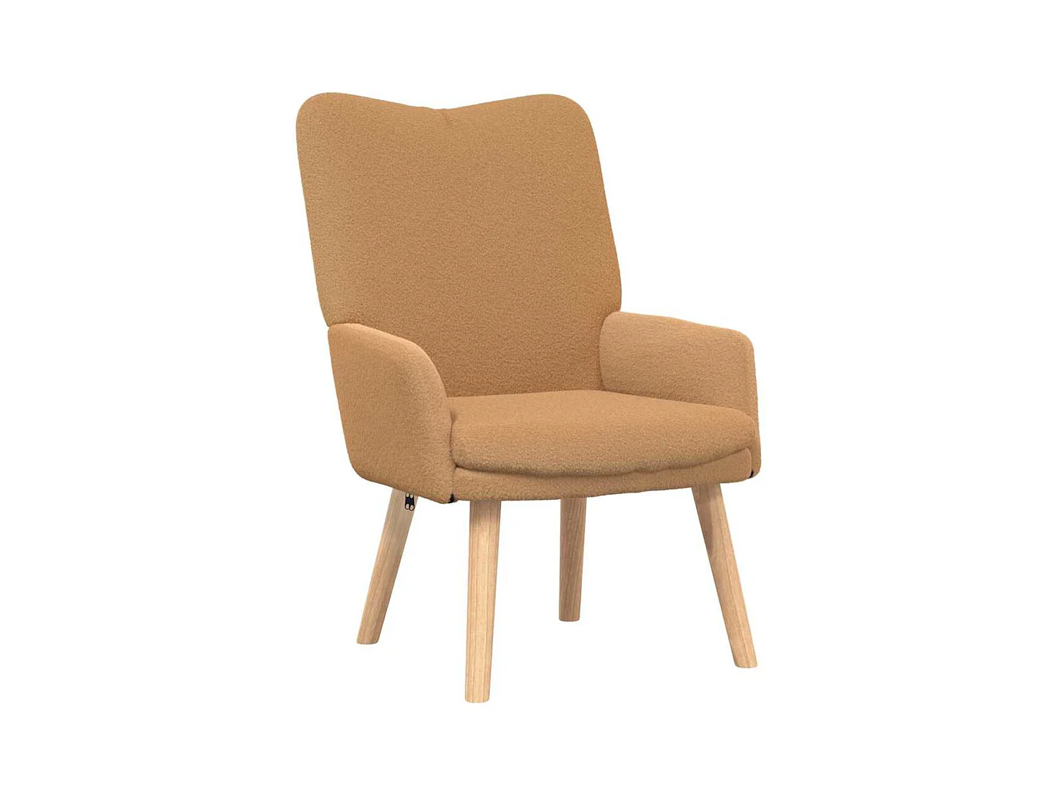 Fauteuil Salon-Chaise de relax Beige 63x67x94 cm tissu SHL2082