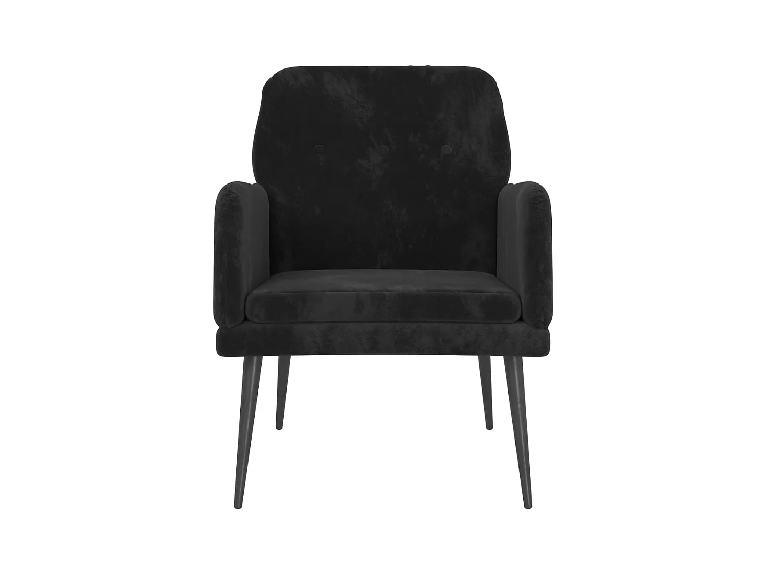 Fauteuil de salon-Fauteuil relax Noir 62x79x79 cm Velours SHL1635