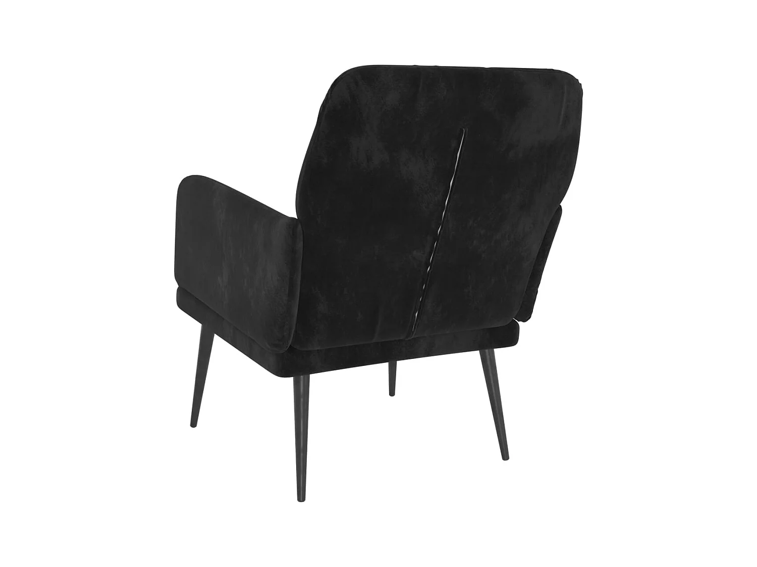 Fauteuil de salon-Fauteuil relax Noir 62x79x79 cm Velours SHL1635