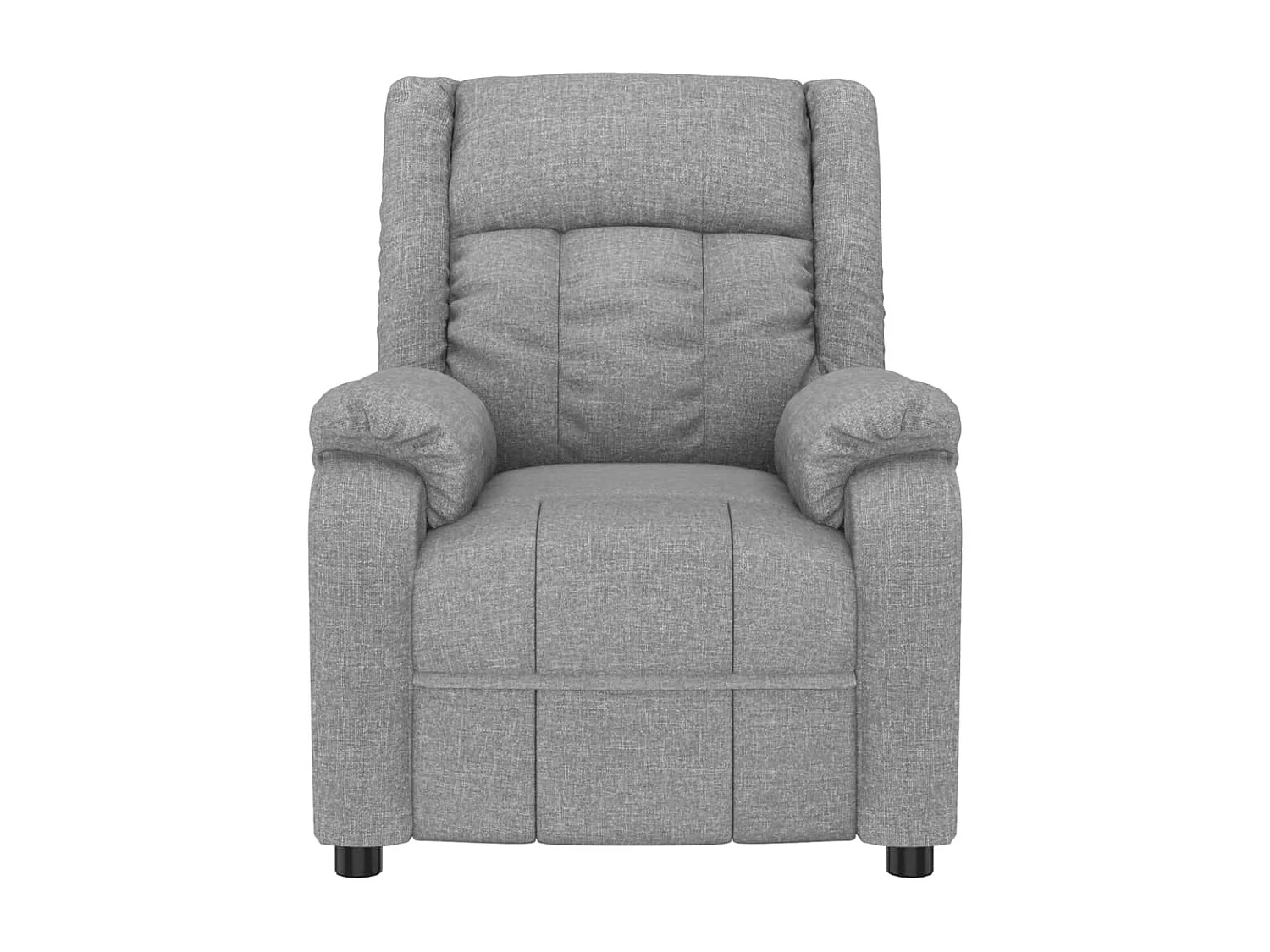 Sillón de relax | Sillón reclinable de tela gris claro SHL6956