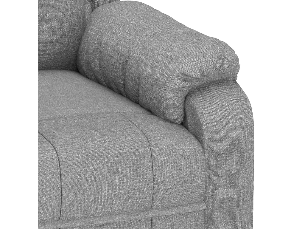 Sillón de relax | Sillón reclinable de tela gris claro SHL6956