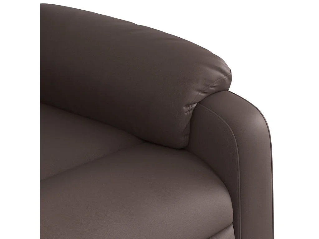 Sillón de salón | Silla | Sillón de masaje reclinable cuero sintético marrón SHL5190