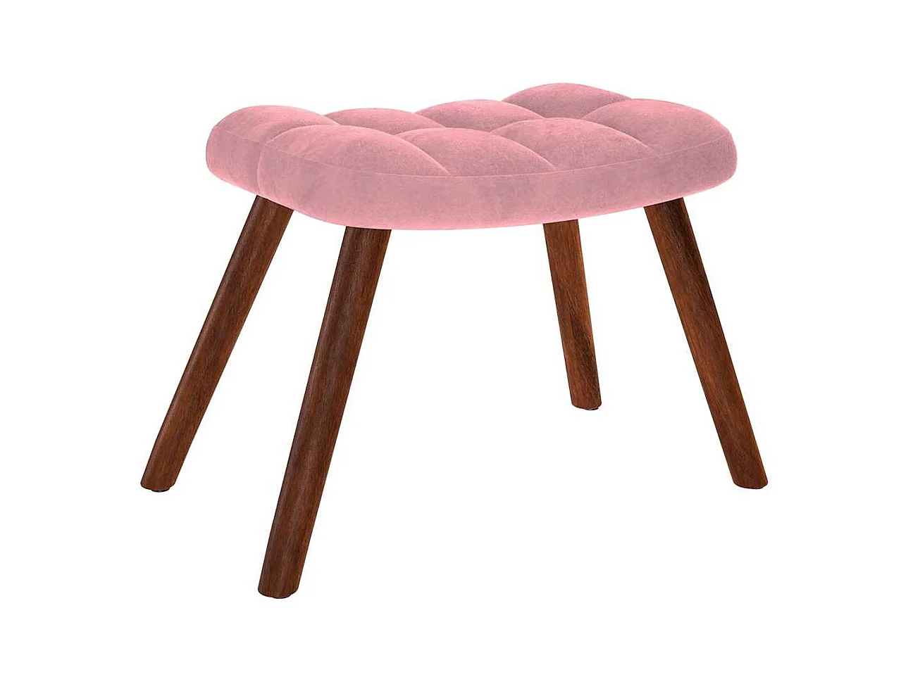 Sillón de relax | Silla de relax con reposapiés terciopelo rosa SHL5541