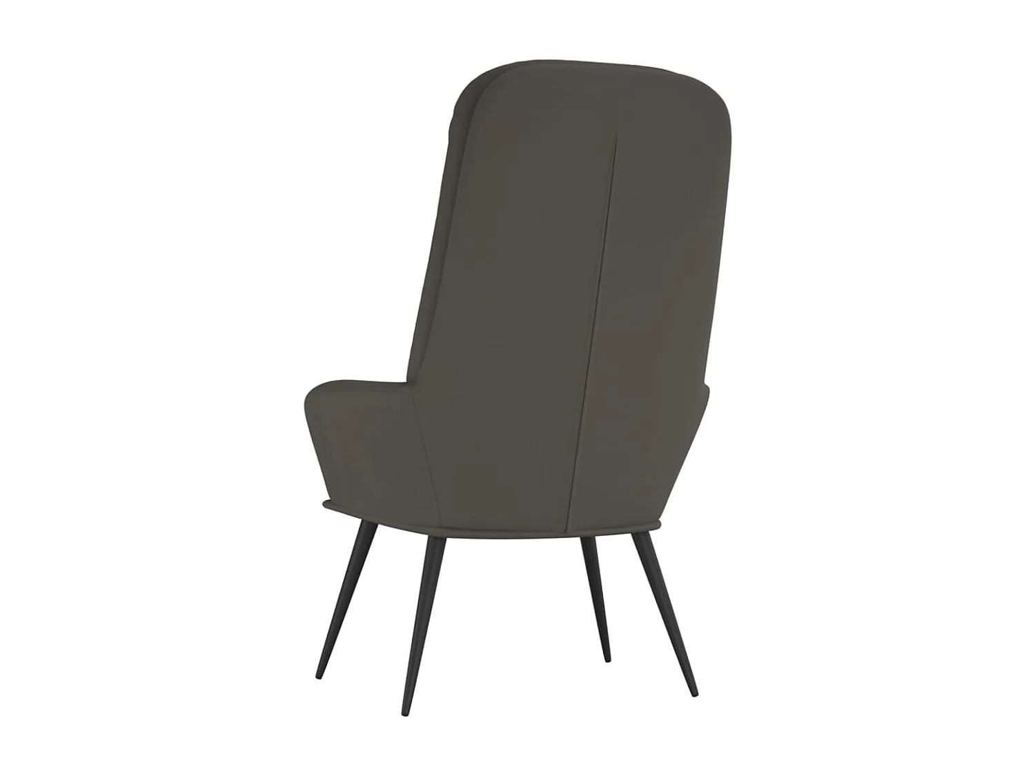 Relaxsessel | Lounge Sessel Dunkelgrau Samt SHL57123
