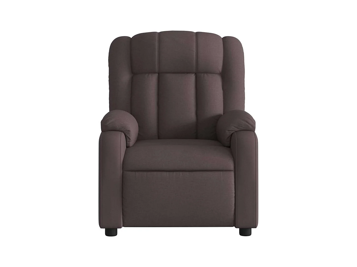 Sillón de relax | Silla | Sillón reclinable de tela marrón oscuro SHL8203
