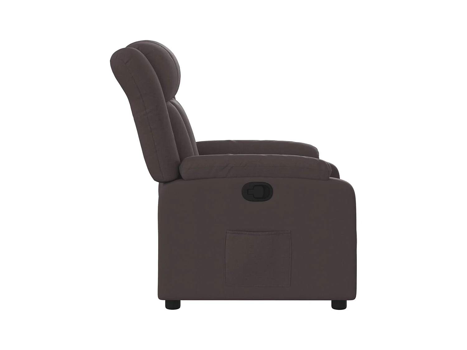 Sillón de relax | Silla | Sillón reclinable de tela marrón oscuro SHL8203