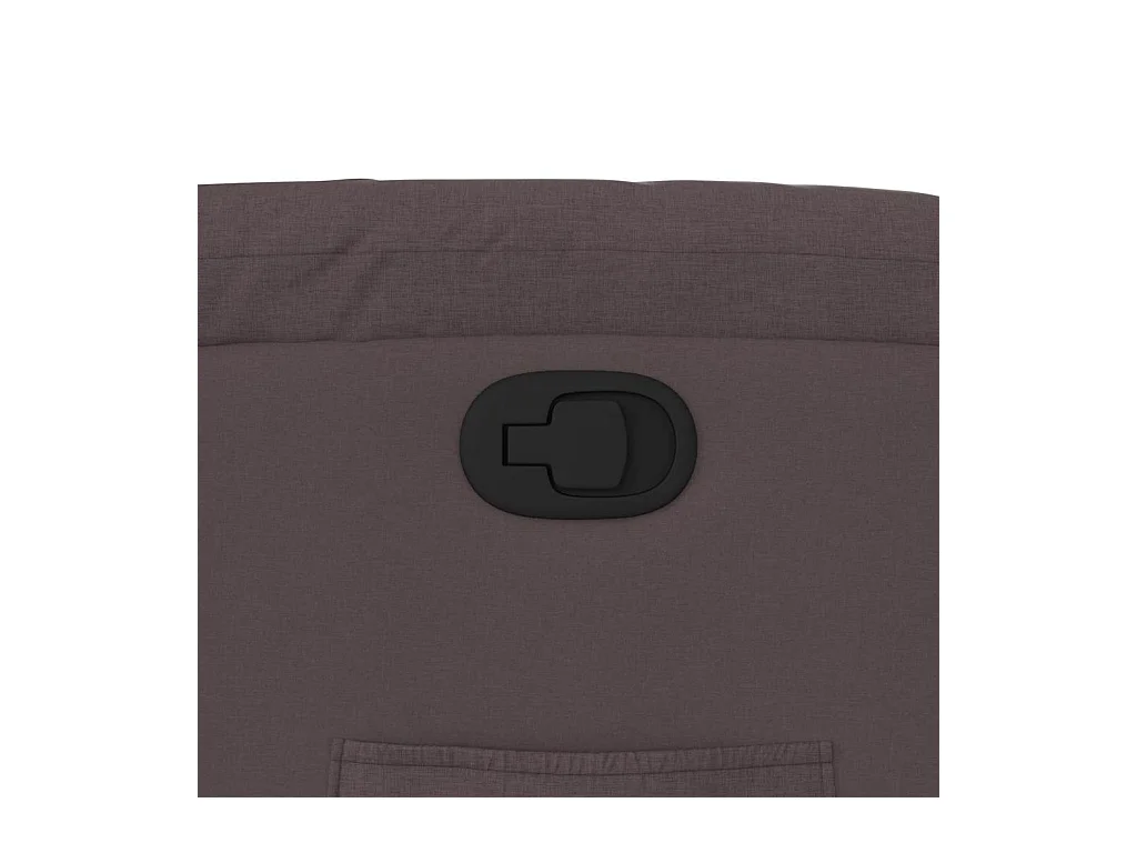 Sillón de relax | Silla | Sillón reclinable de tela marrón oscuro SHL8203