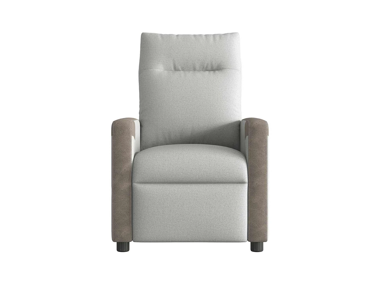 Fauteuil inclinable-Chaise de relax-Fauteuil de Massage gris nuage tissu SHL1051