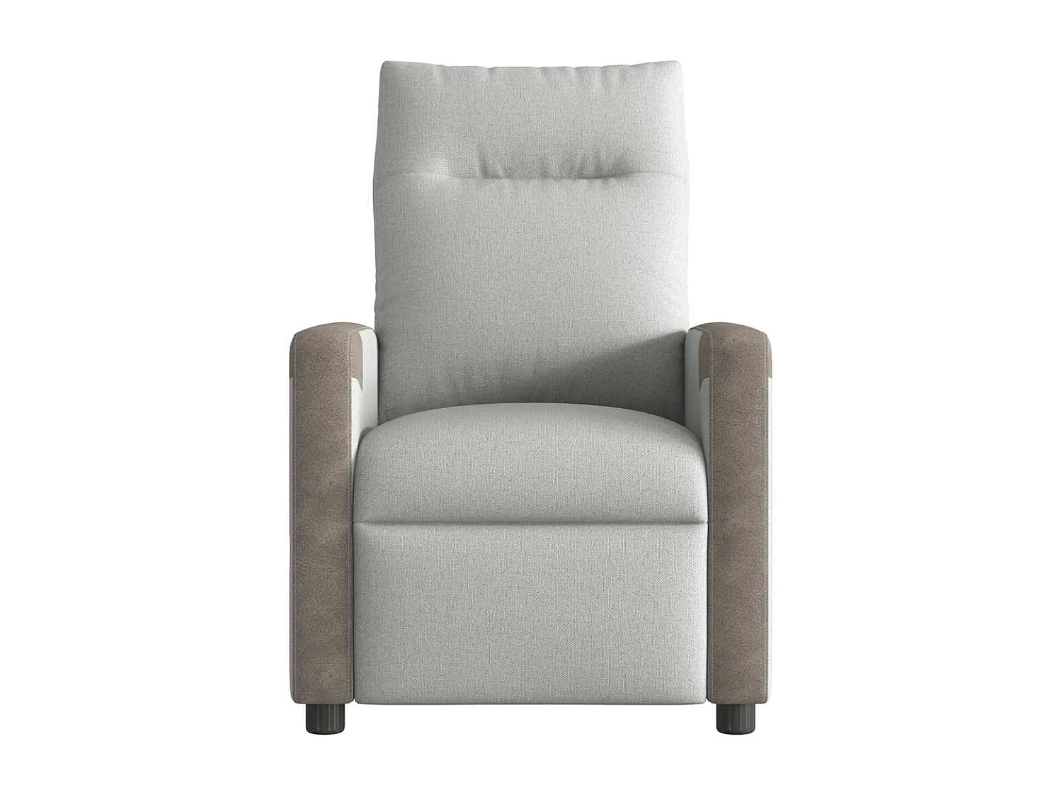 Fauteuil inclinable-Chaise de relax-Fauteuil de Massage gris nuage tissu SHL1051