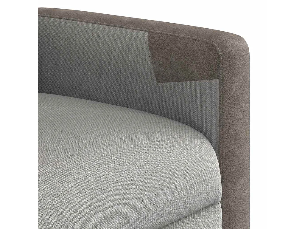 Fauteuil inclinable-Chaise de relax-Fauteuil de Massage gris nuage tissu SHL1051