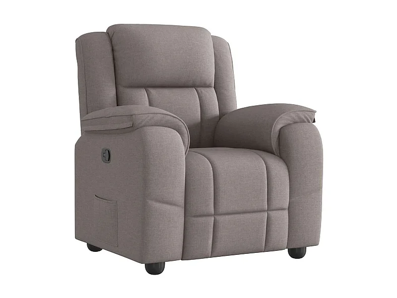 Sillón de relax | Silla | Sillón reclinable de tela gris taupe SHL5105
