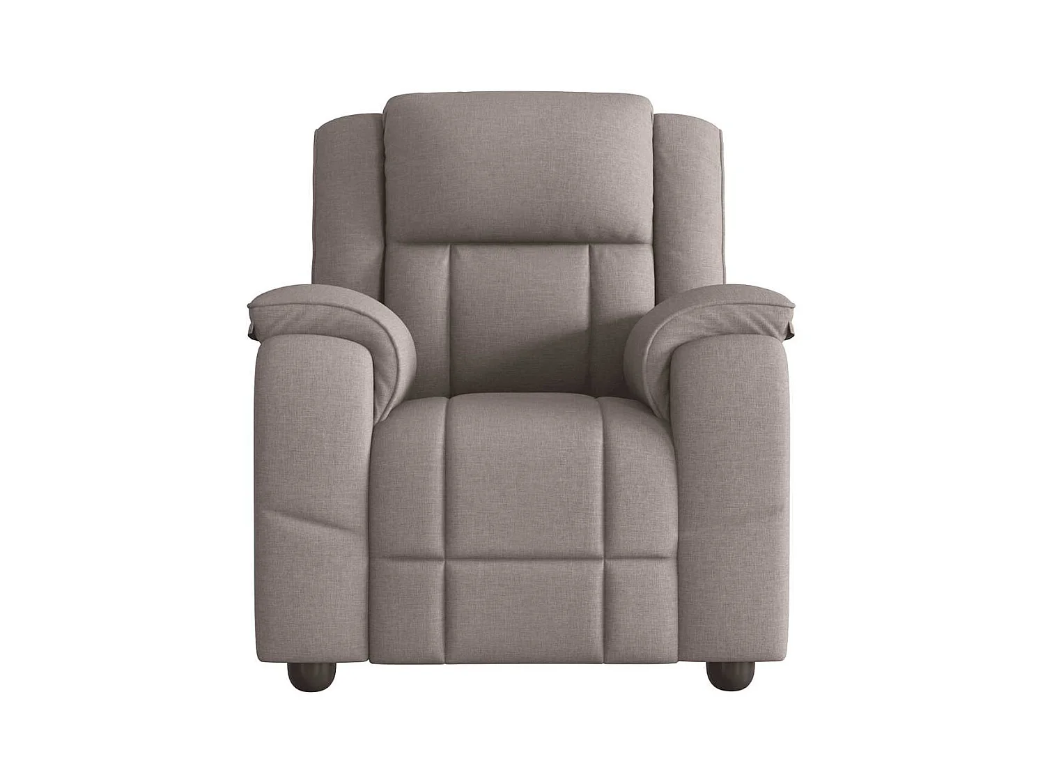Sillón de relax | Silla | Sillón reclinable de tela gris taupe SHL5105