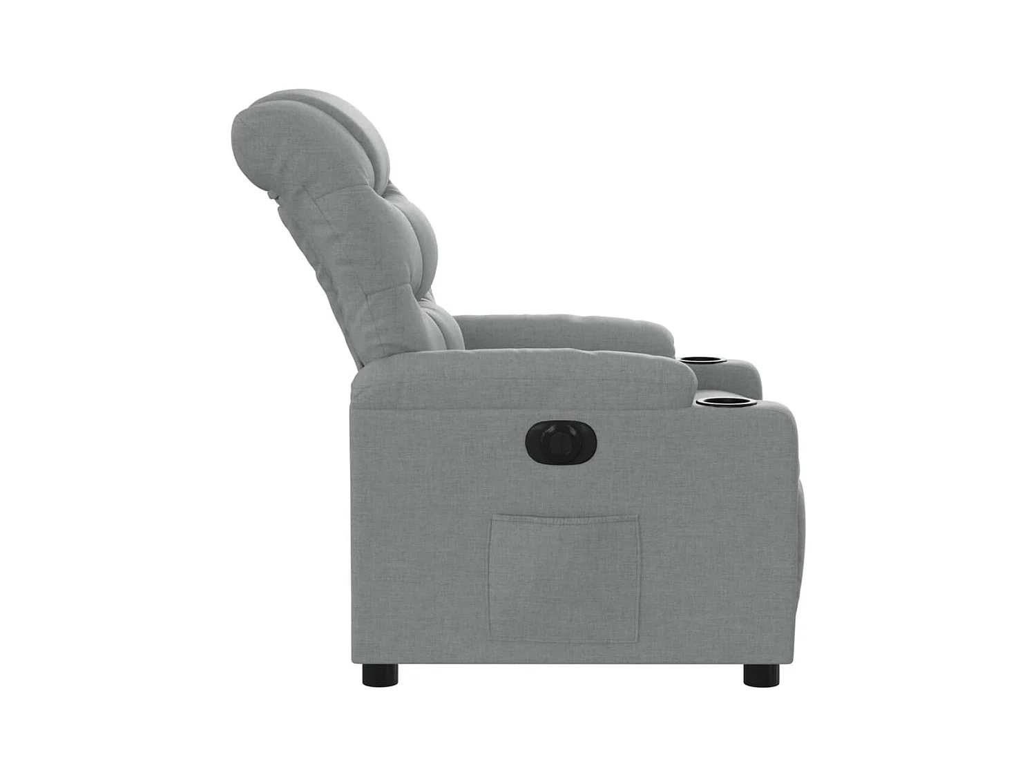 Sillón de relax | Silla | Sillón reclinable eléctrico tela gris claro SHL4475