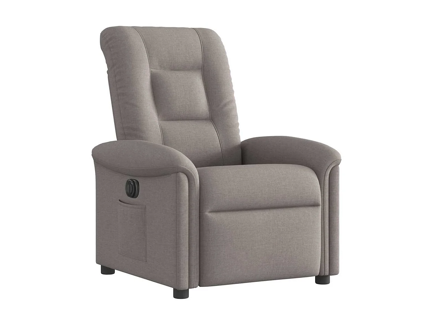Fauteuil inclinable électrique-Chaise de relax-Fauteuil TV Taupe Tissu SHL1634