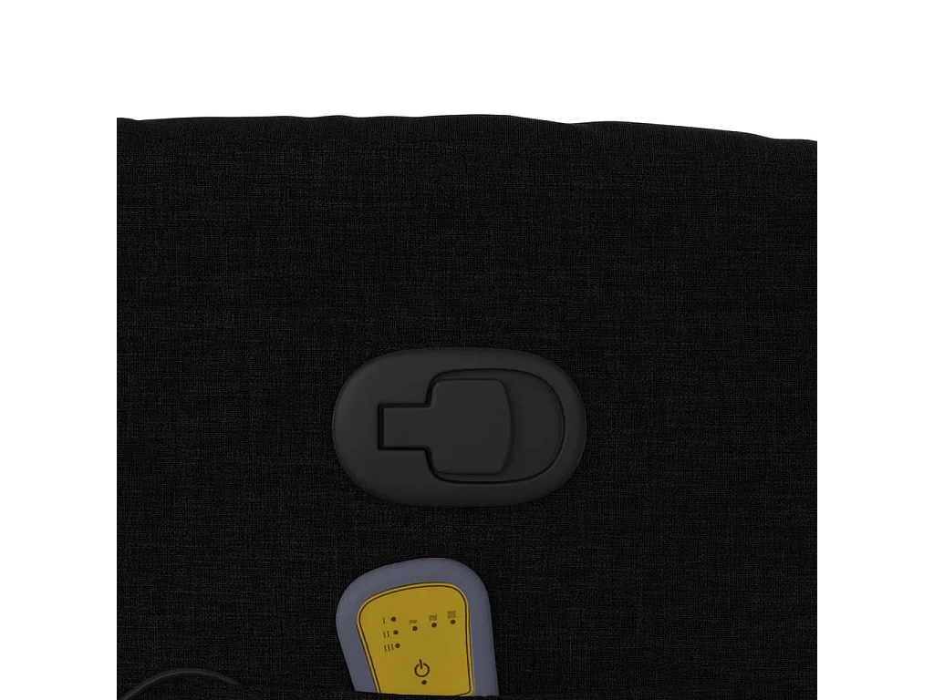 Massage-Relaxsessel | Lounge Sessel indoor schwarzer Stoff SHL87707