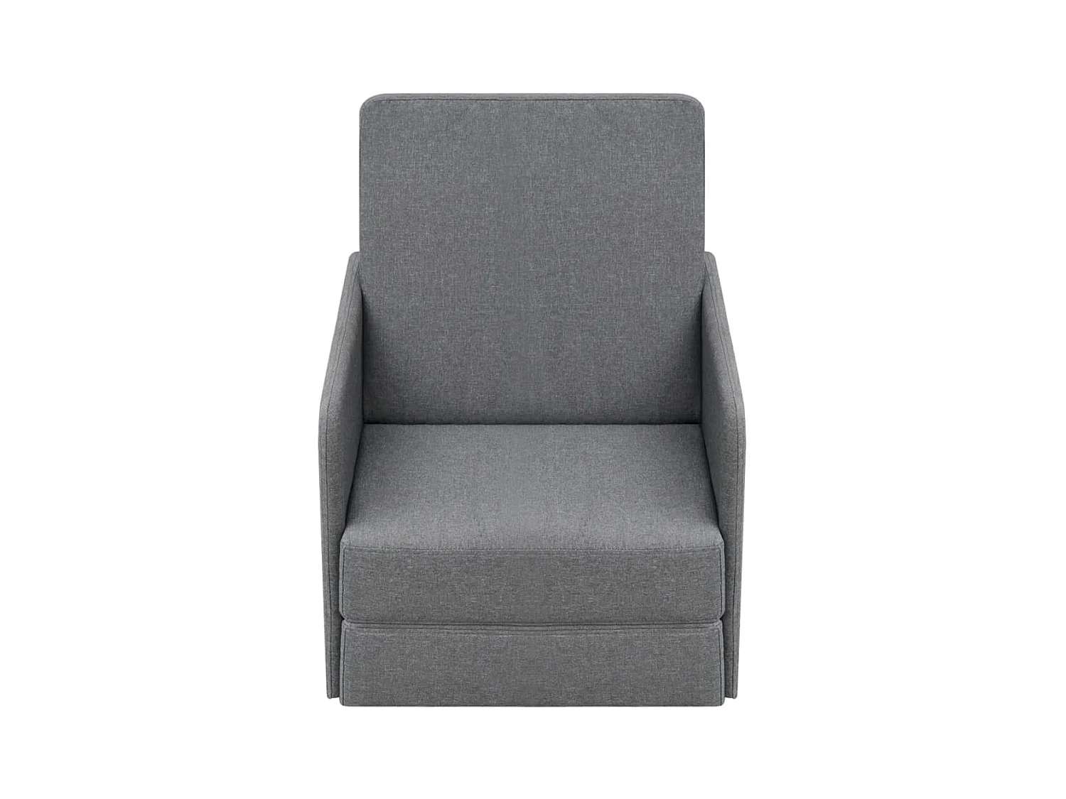 Sillón convertible tela gris claro SHL8486