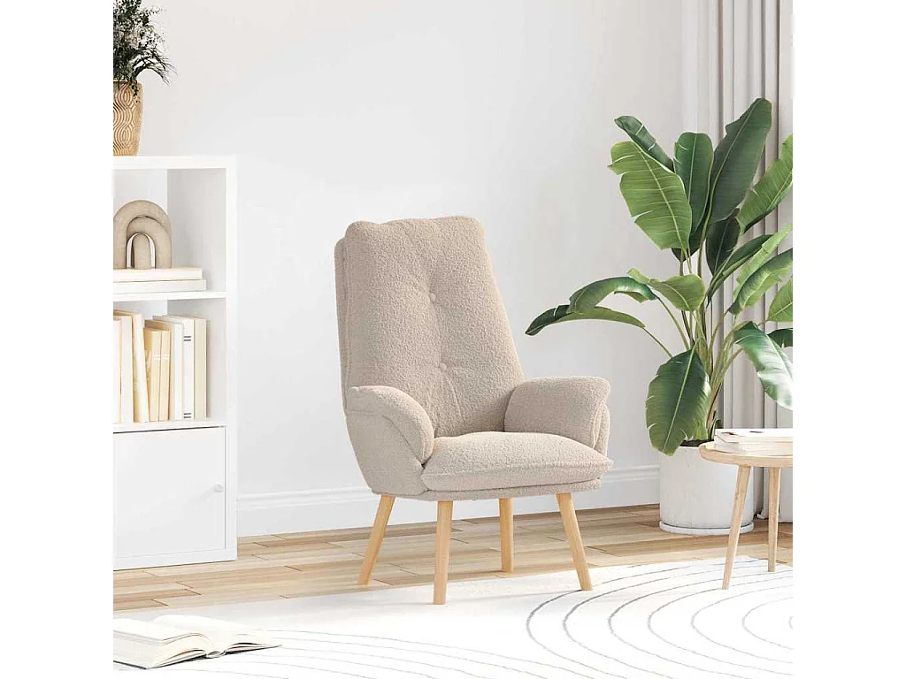 Fauteuil Salon-Chaise de relax Gris clair 69x74x93 cm tissu SHL4045