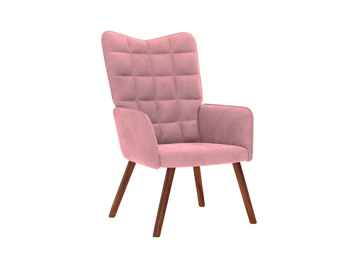 Sillón de relax | Silla de relax de terciopelo rosa SHL3855