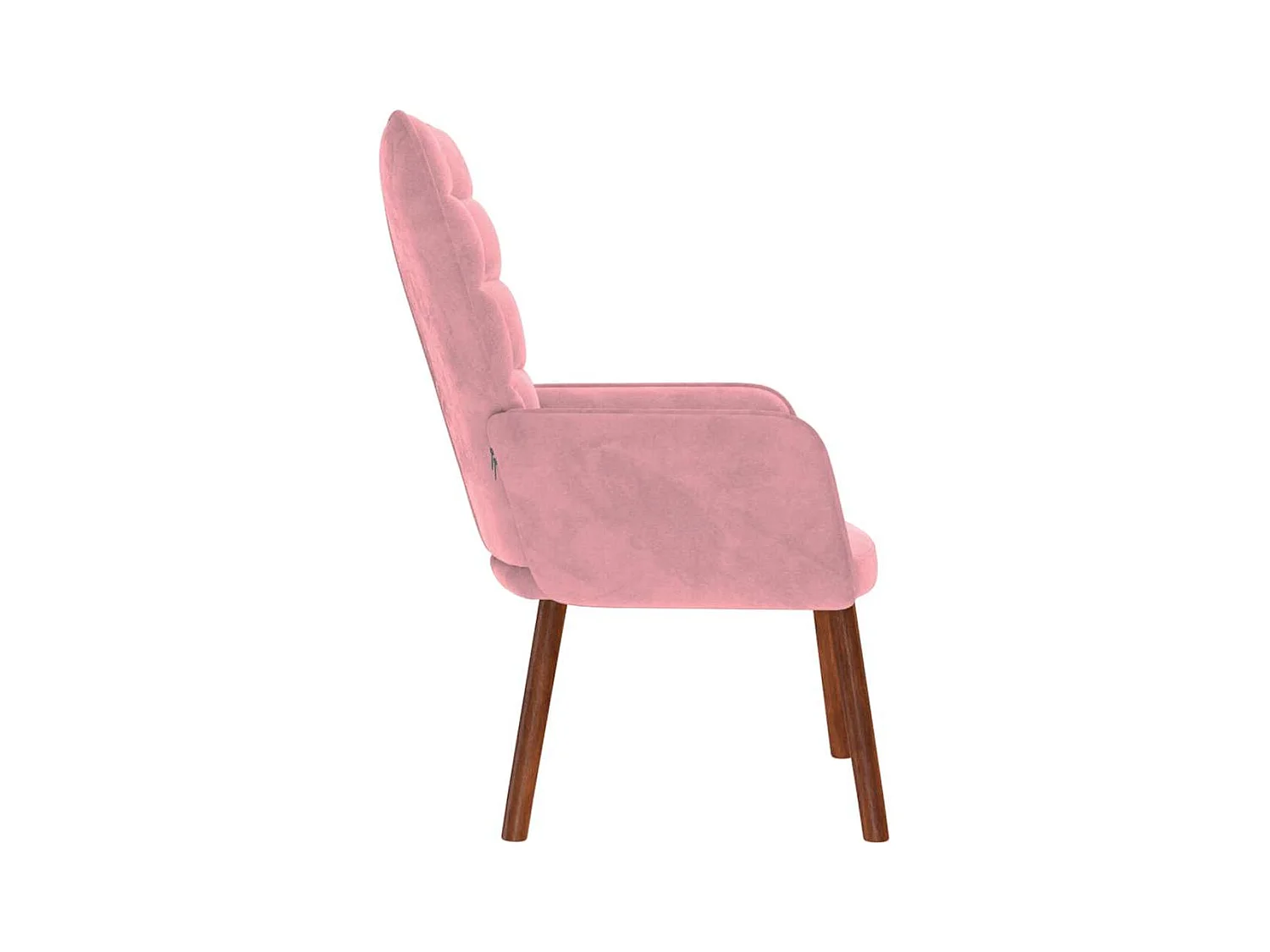 Sillón de relax | Silla de relax de terciopelo rosa SHL3855