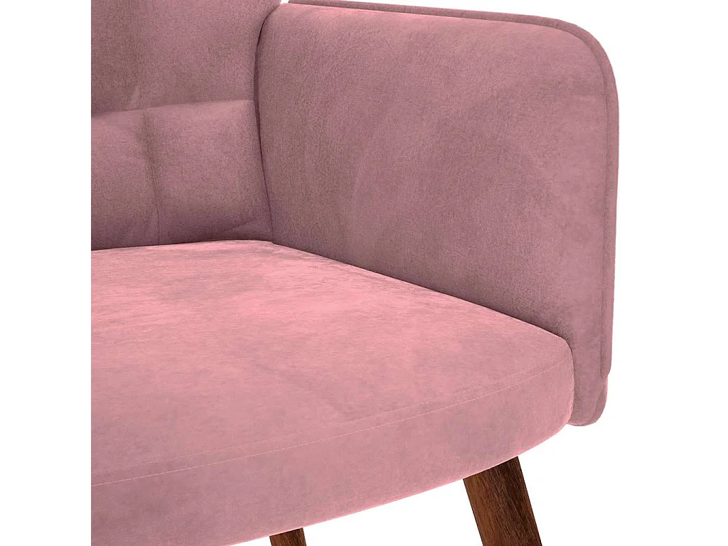 Relaxsessel-Lounge Sessel indoor Rosa Samt SHL59764