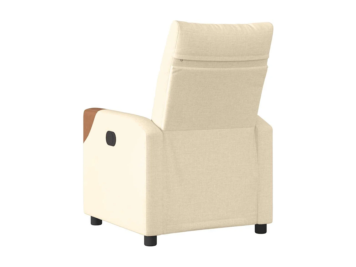 Fauteuil inclinable électrique-Chaise de relax-Fauteuil TV Crème Tissu SHL4340