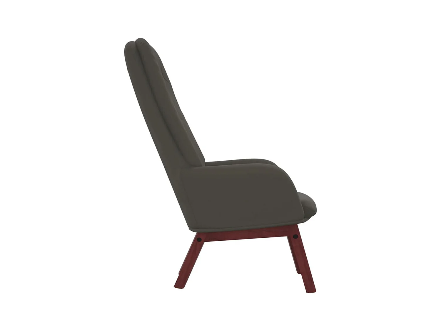 Poltrona | Cadeira Relax veludo cinzento-escuro SHL826379