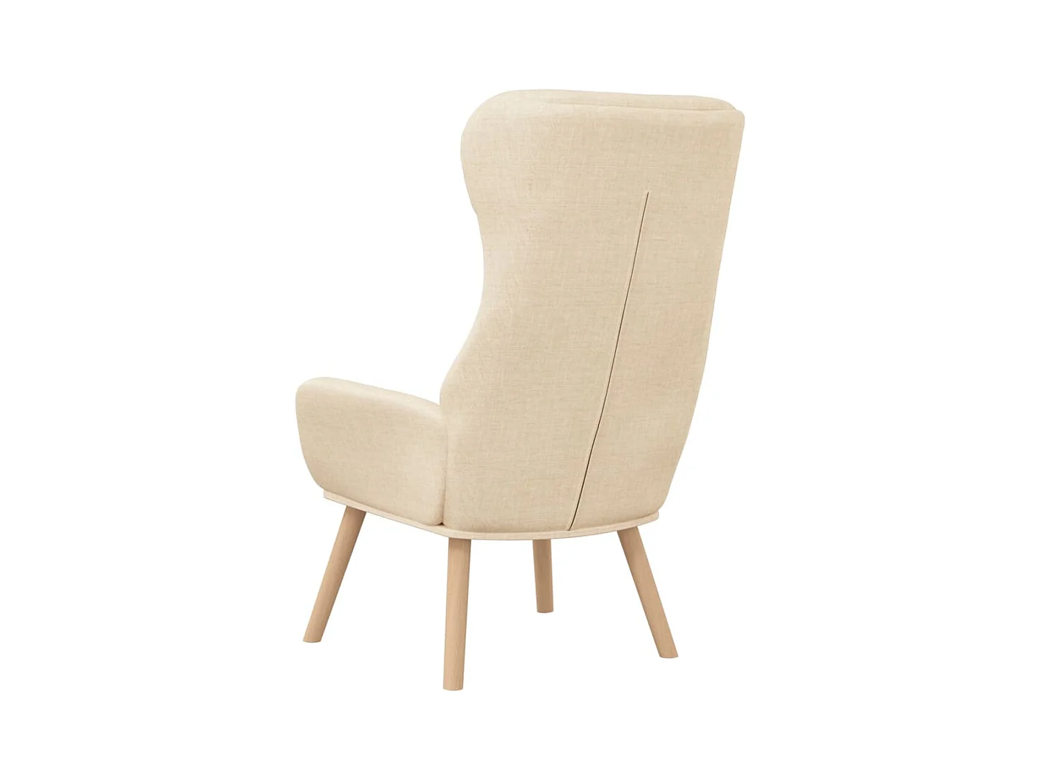 Sillón de relax | Silla de relax de tela color crema SHL9842