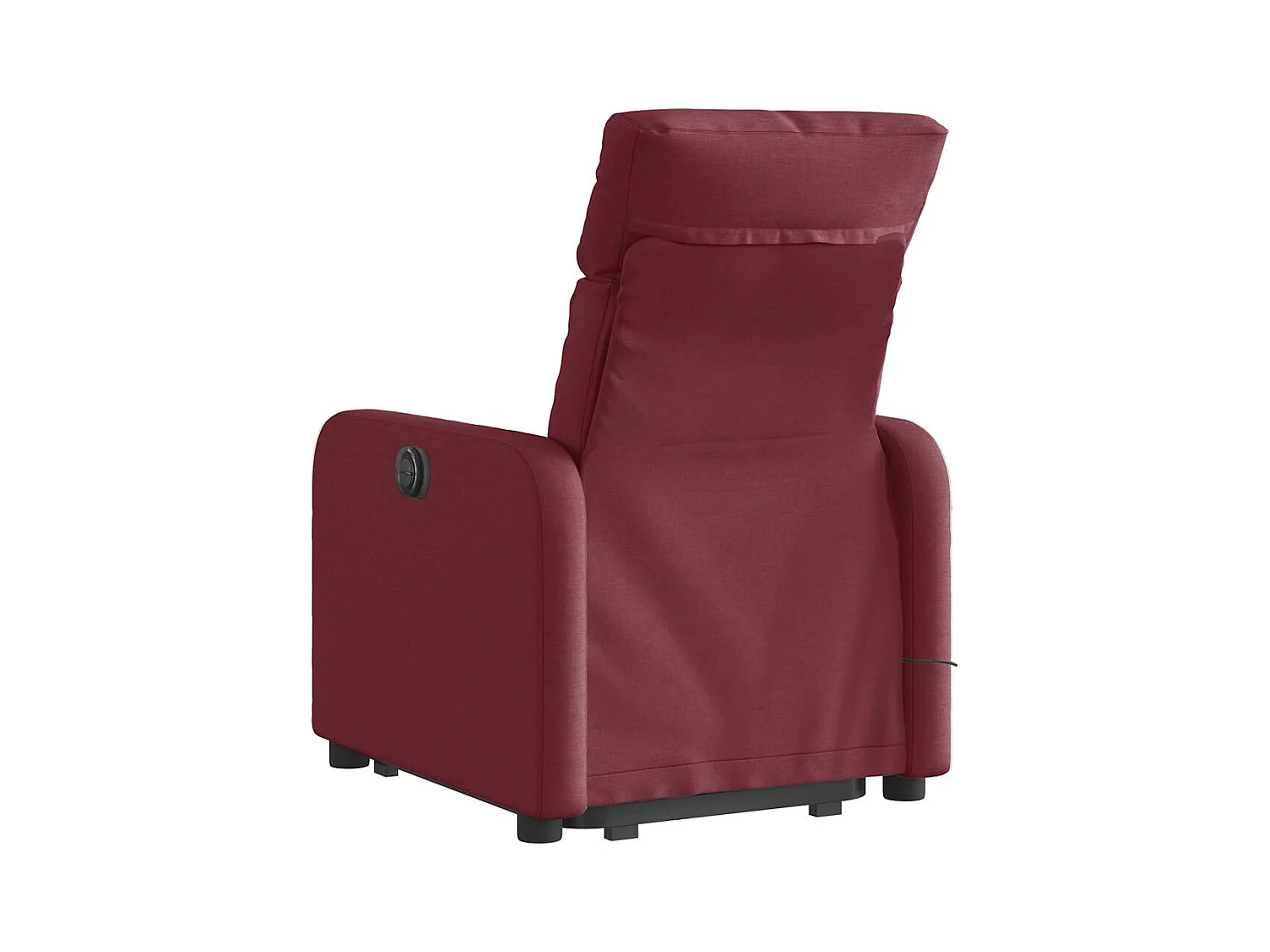 Sillón de relax | Sillón reclinable de masaje elevable tela rojo tinto SHL5466